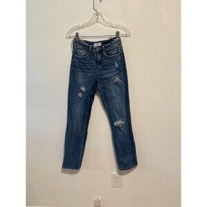 Vervet Jeans Women's Medium Wash Size 26 Distressed Stretch Skinny Super Comfort